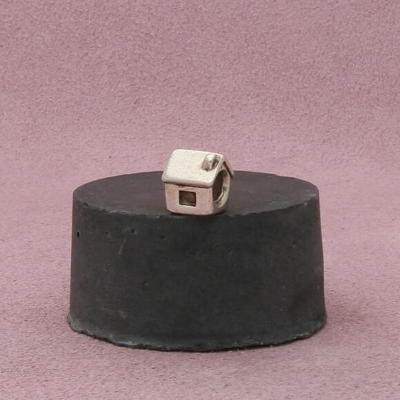 pandora sterling silver retired house bead charm - Picture 1 of 3